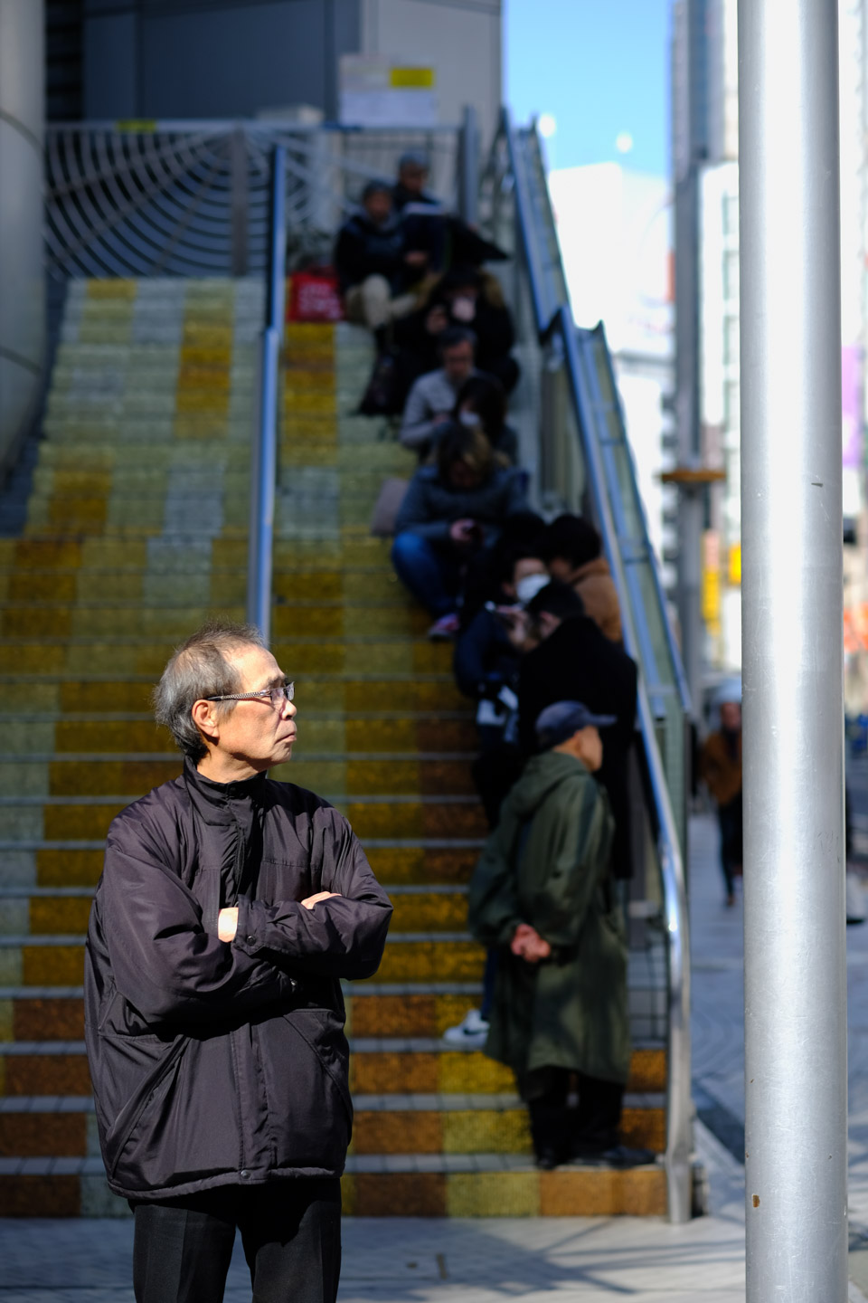 On the street in Shibuya.