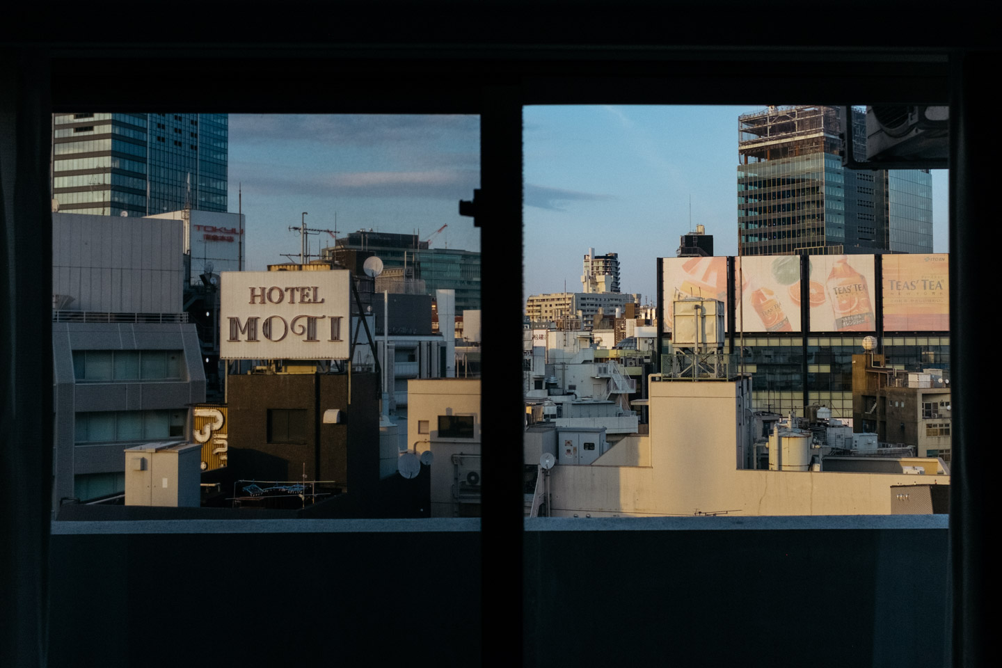 The view from our room in Shibuya.