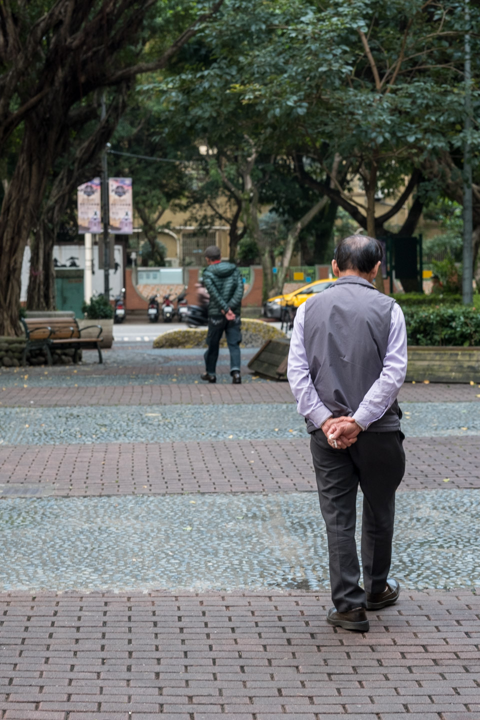 A parkette in Taipei.